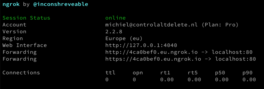 Share your local Magento environment with the world
